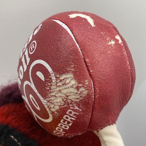 Vintage Nanco Tootsie Roll Pop Raspberry Plush Stuffed Animal Bear 1999 - Picture 12 of 14